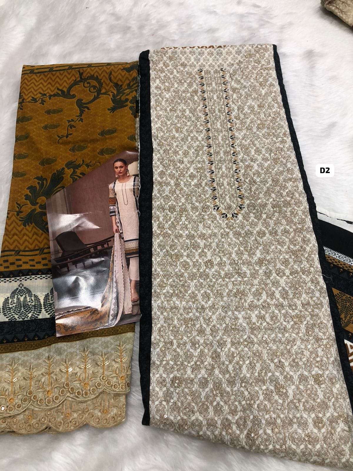 Falak Premium Cotton Collection Code -30119 by Falah Designer Suits